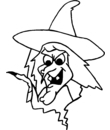 visage de sorcière