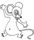 souris coloriage pour imprimer