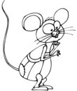 imprimer dessin souris