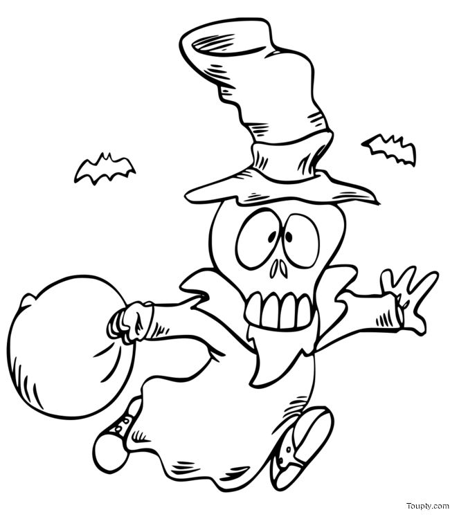 coloriage-squelette Page 12