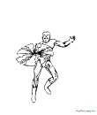 coloriage 19 super heros