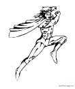 coloriage 7 super heros