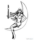 coloriage 15 fille super heros