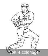 coloriage tai chi