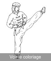 coloriage tai chi