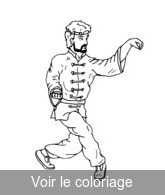 coloriage tai chi