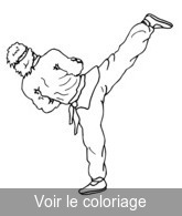 coloriage tai chi