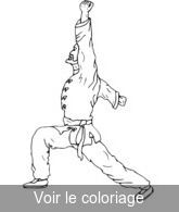 coloriage tai chi