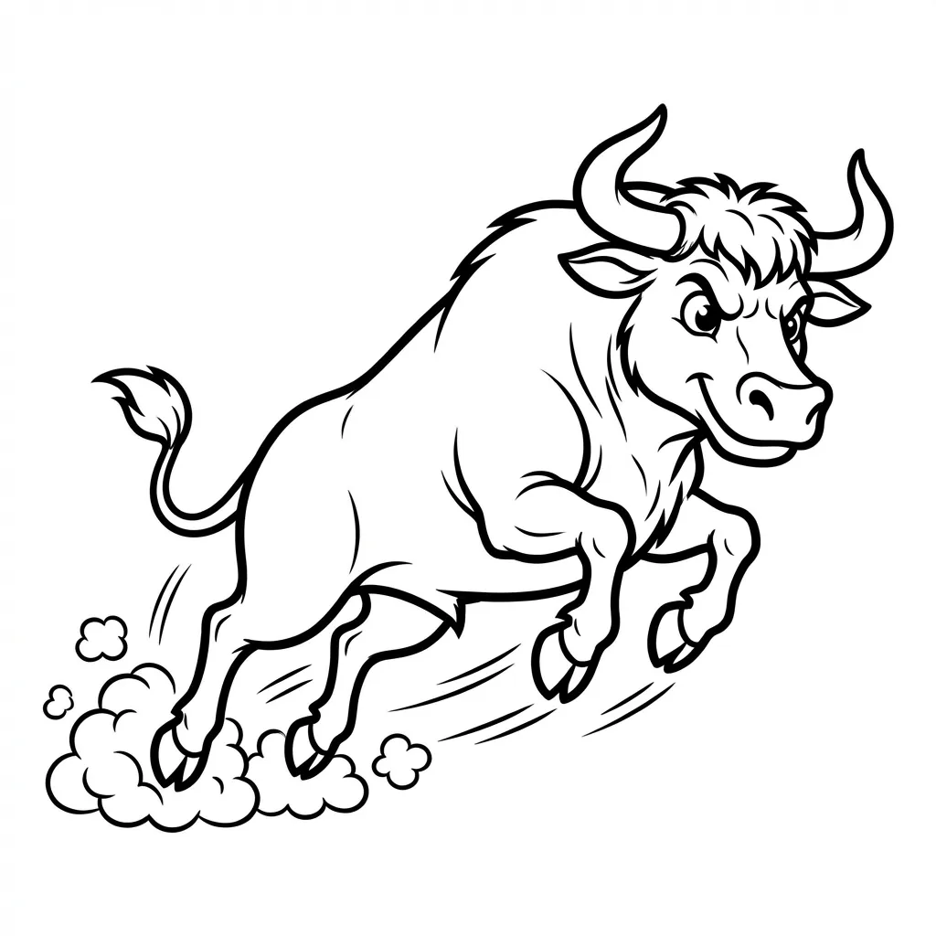 coloriage-taureau Page 10