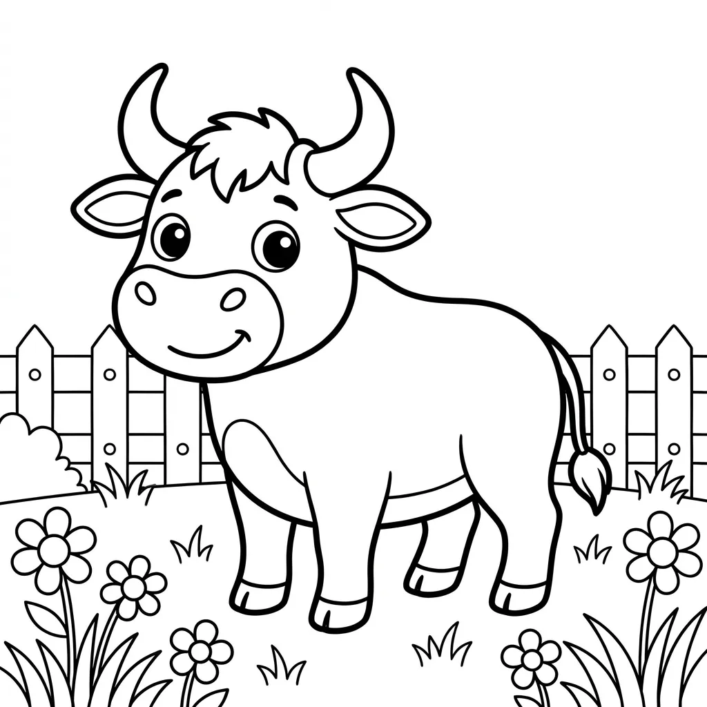 coloriage-taureau Page 2