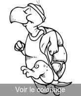 a imprimer coloriage jogging de la tortue