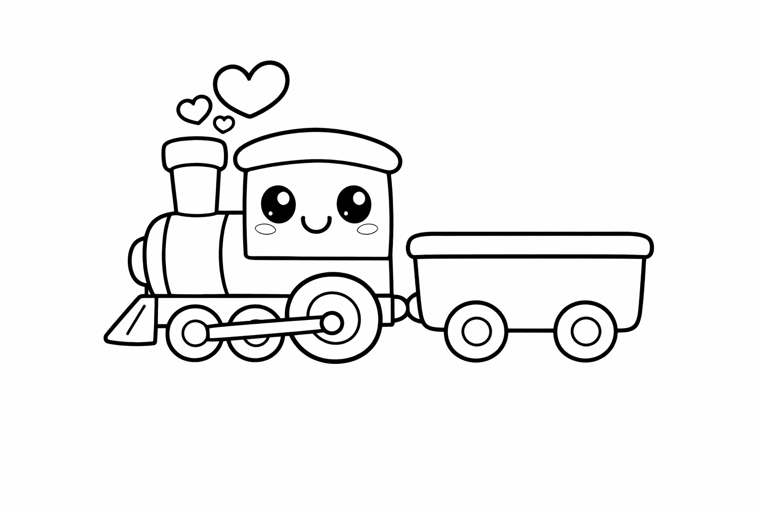 coloriage-train Page 1