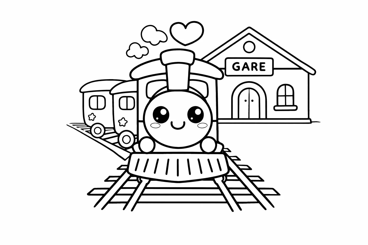 coloriage-train Page 3