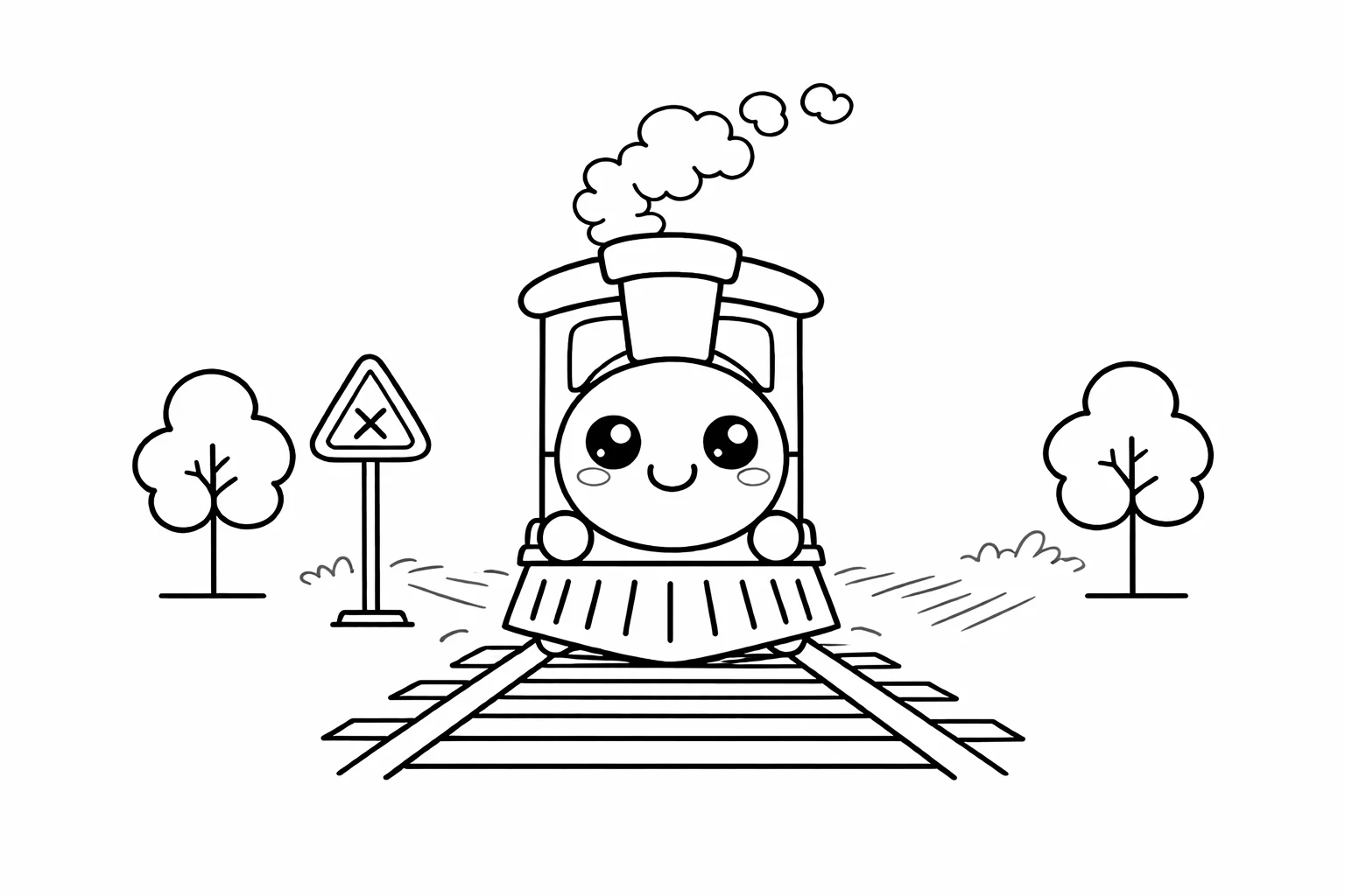 coloriage-train Page 6