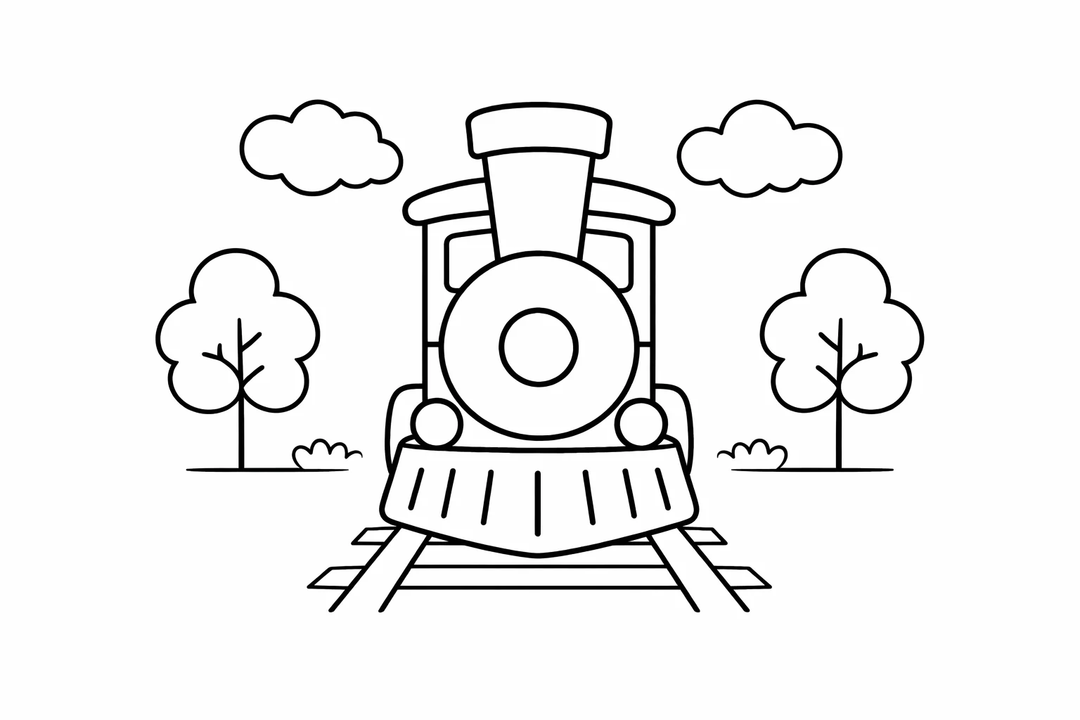 coloriage-train Page 9