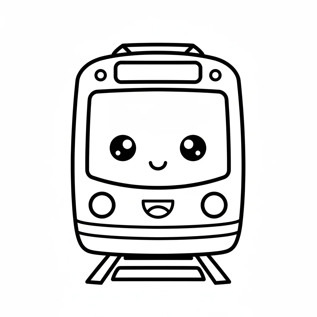 coloriage-tramway Page 10