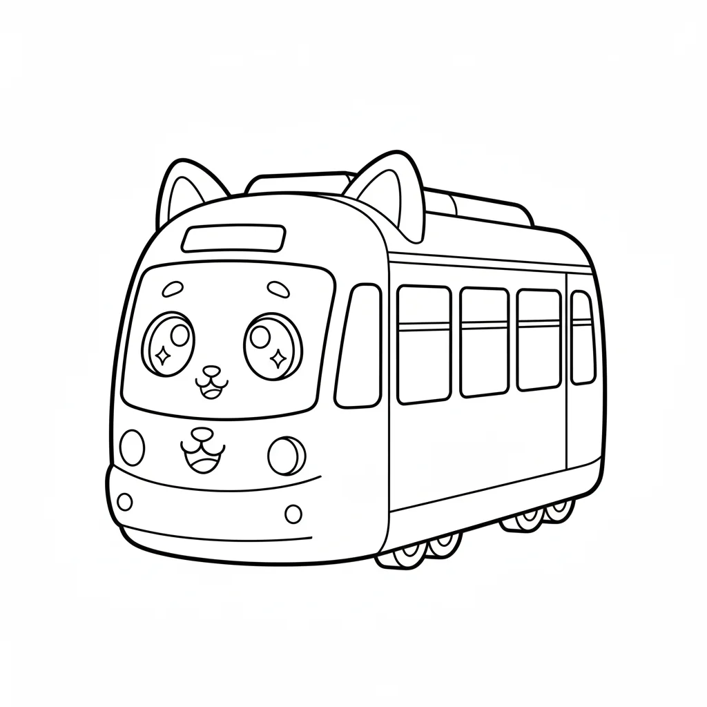 coloriage-tramway Page 12