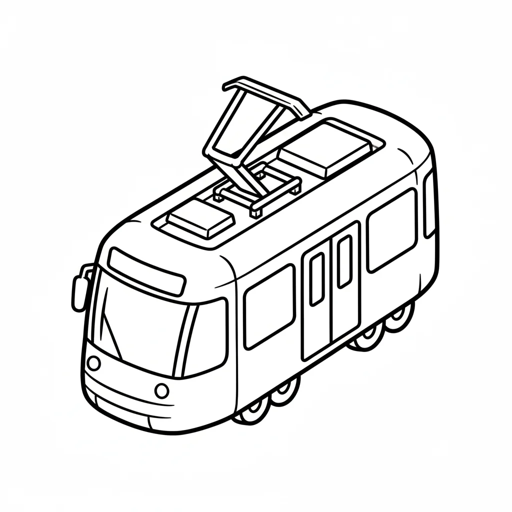 coloriage-tramway Page 14