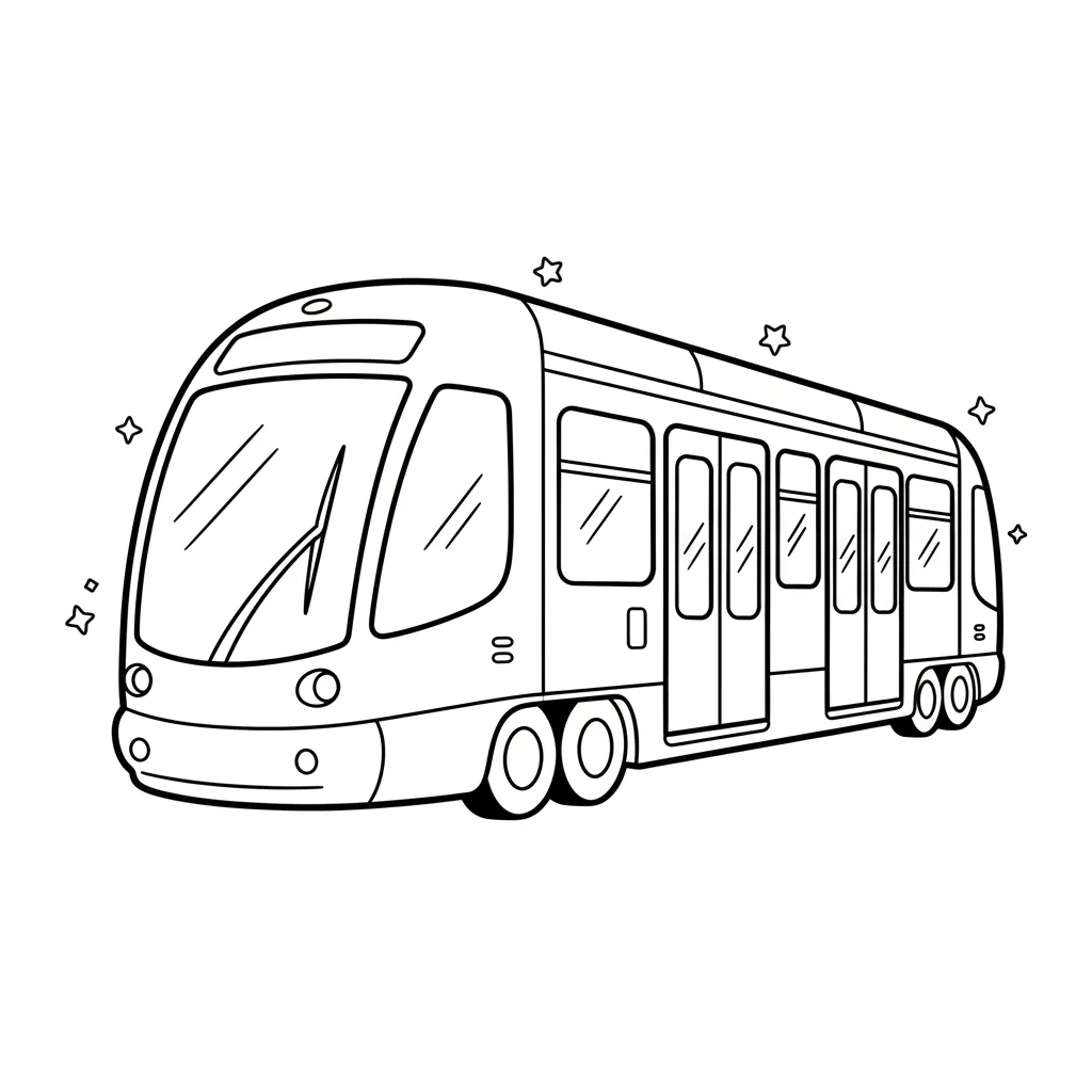 coloriage-tramway Page 16