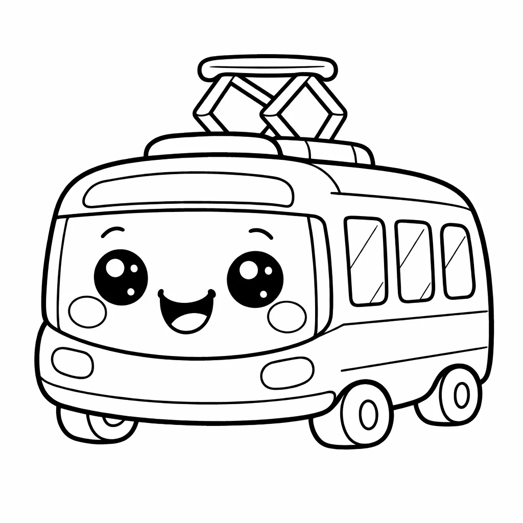 coloriage-tramway Page 2