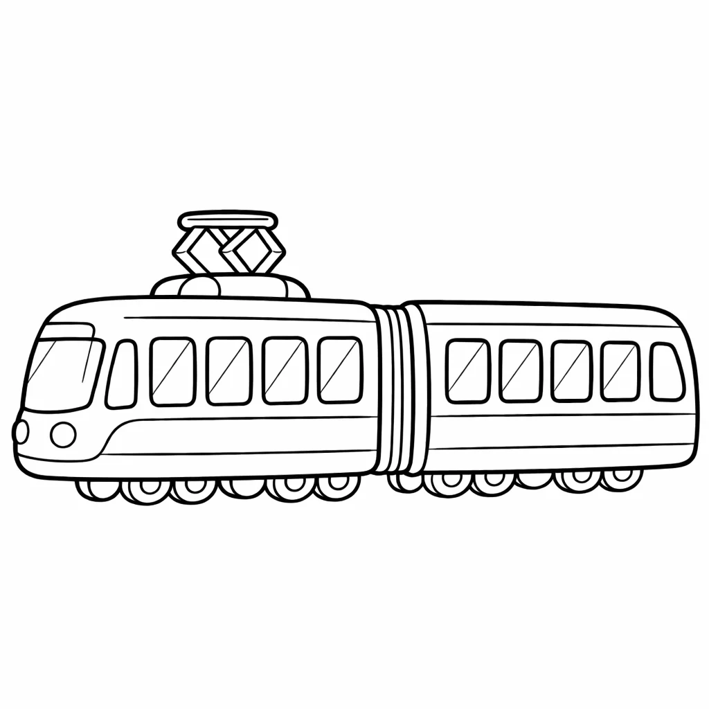 coloriage-tramway Page 8