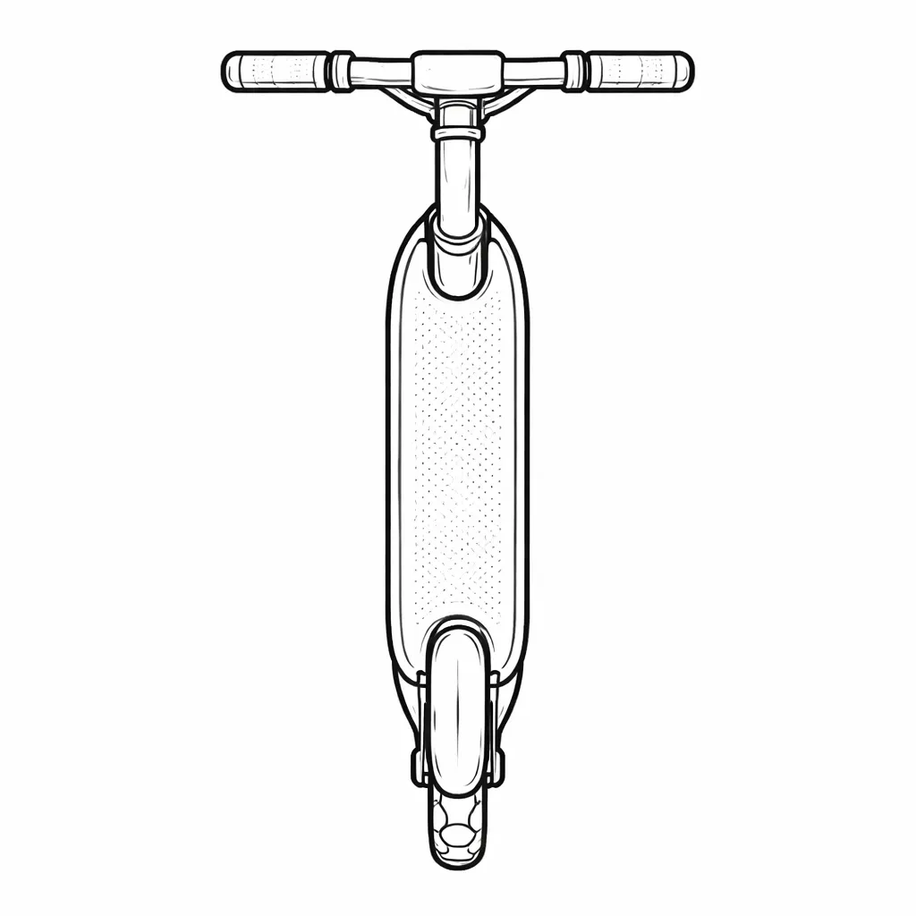coloriage-trottinette Page 11