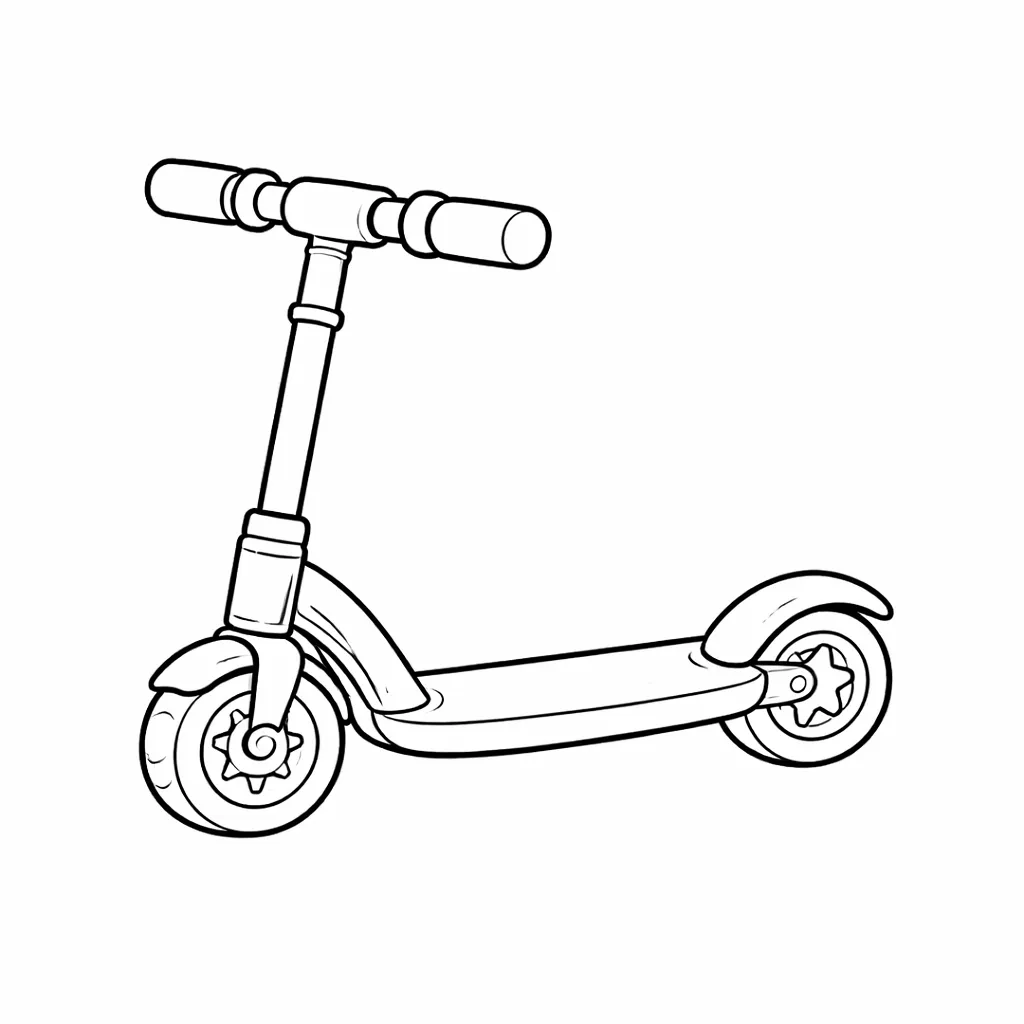 coloriage-trottinette Page 15