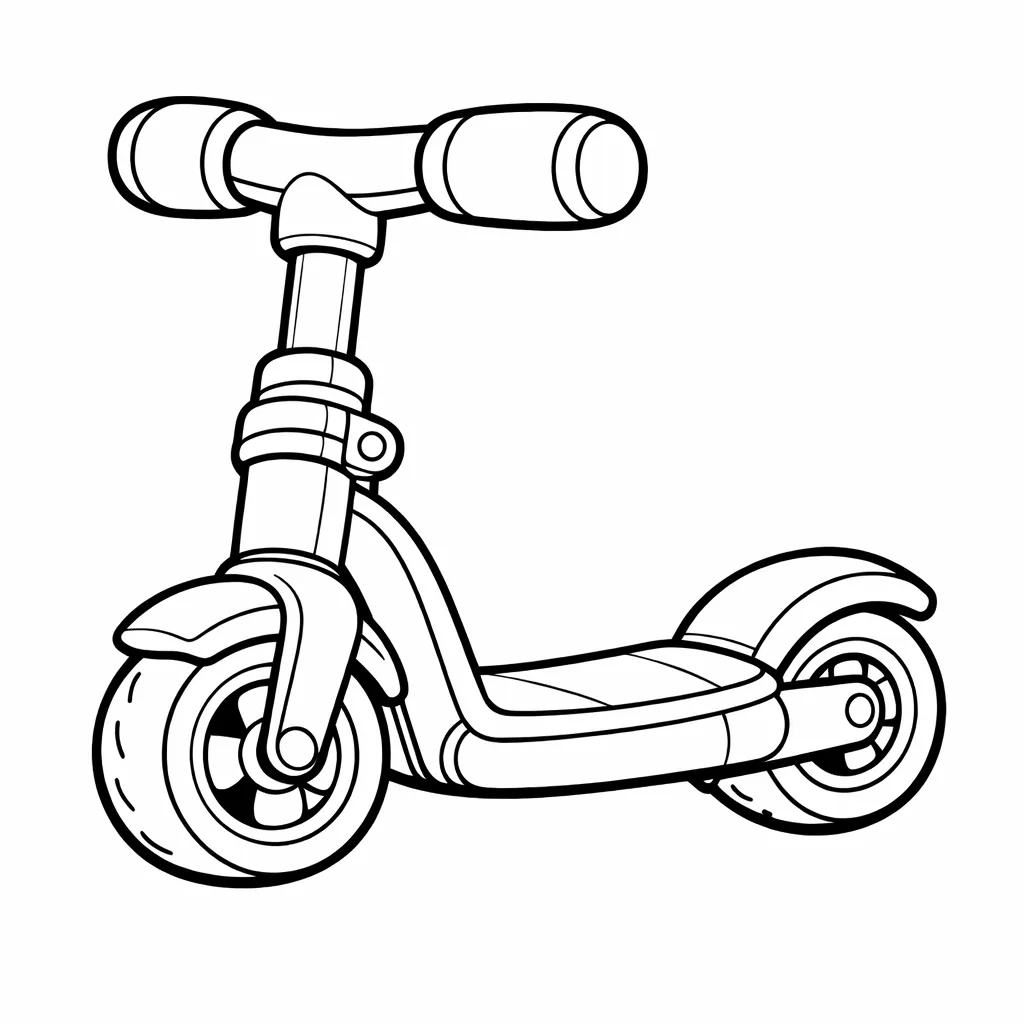 coloriage-trottinette Page 2