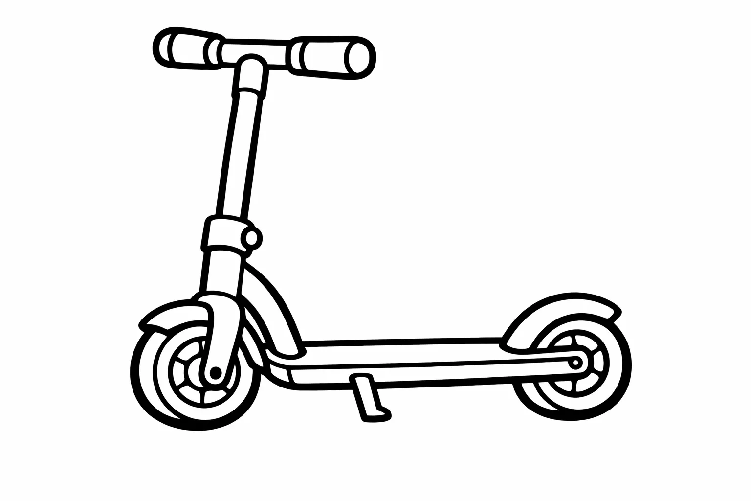 coloriage-trottinette Page 3