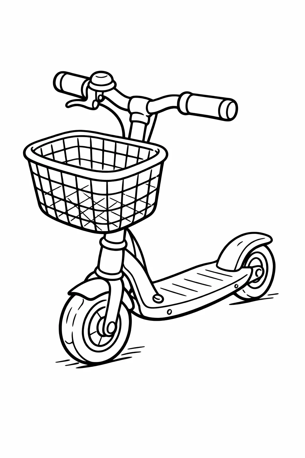 coloriage-trottinette Page 5