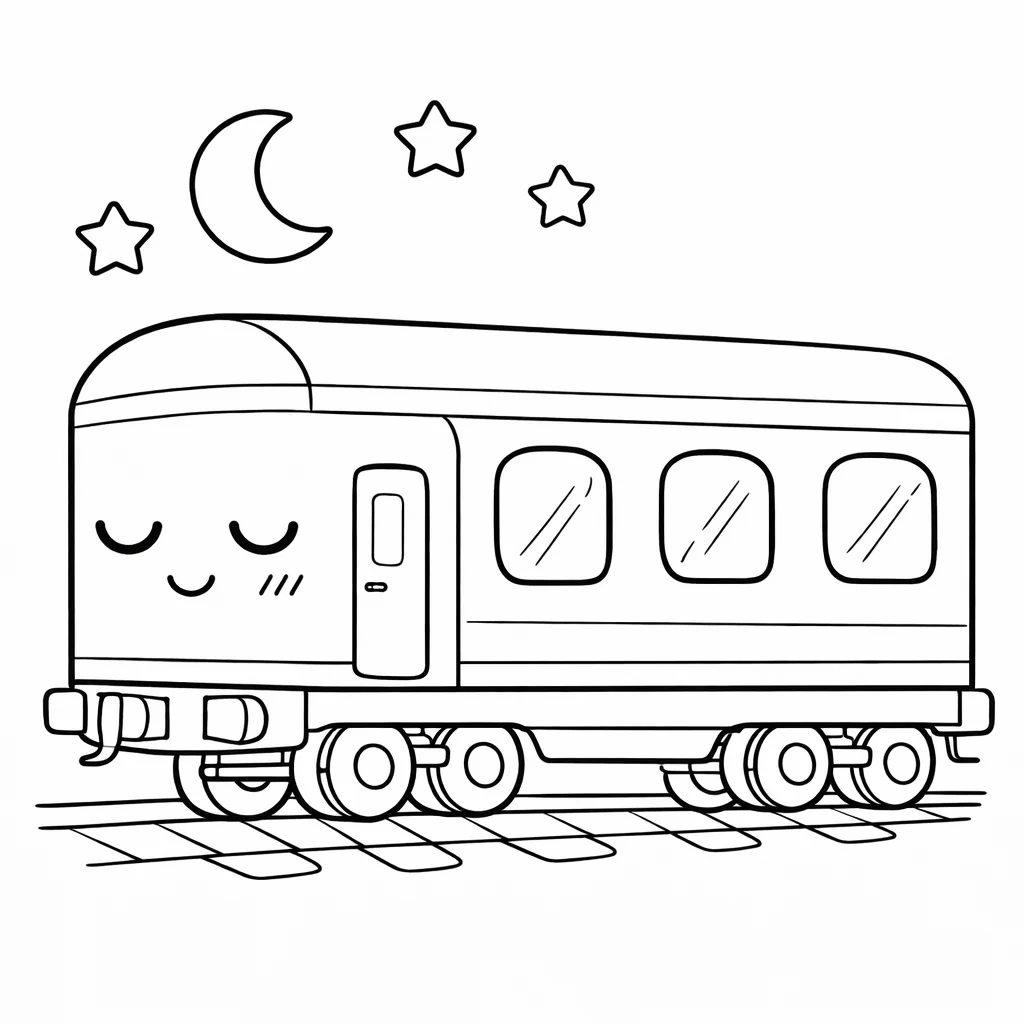 coloriage-wagon Page 13