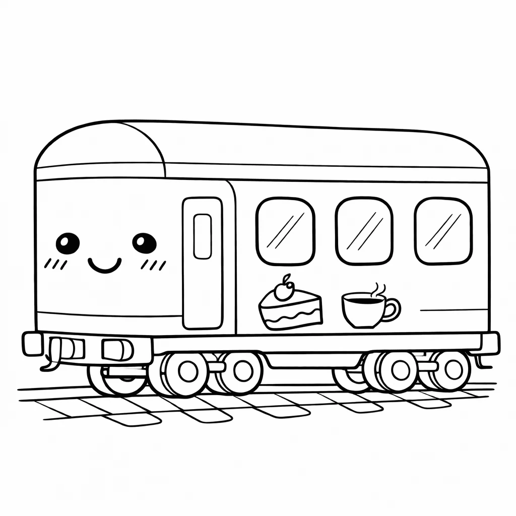 coloriage-wagon Page 14