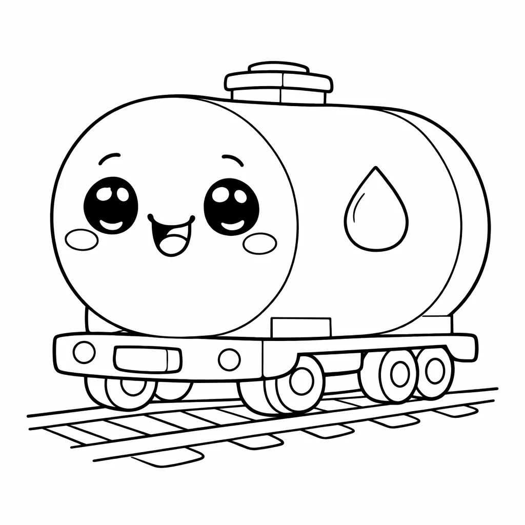 coloriage-wagon Page 2