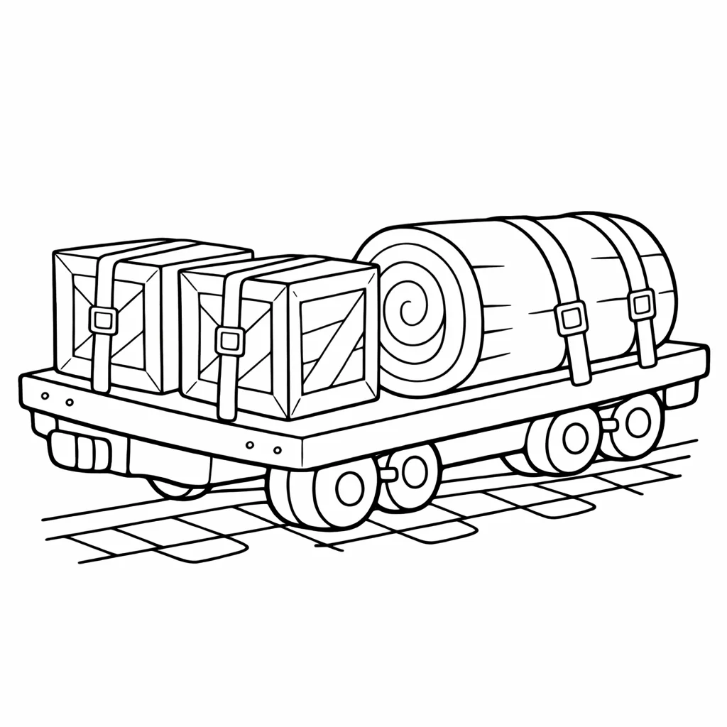 coloriage-wagon Page 6