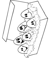 coloriages pour pâques