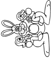 Le lapin et les enfants