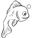 coloriage gratuit poisson