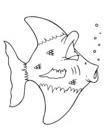 coloriage gratuit poisson