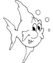 imprimer et colorier poisson