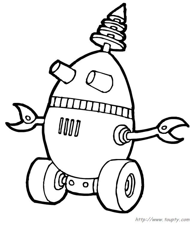 Coloriages de robots à imprimer