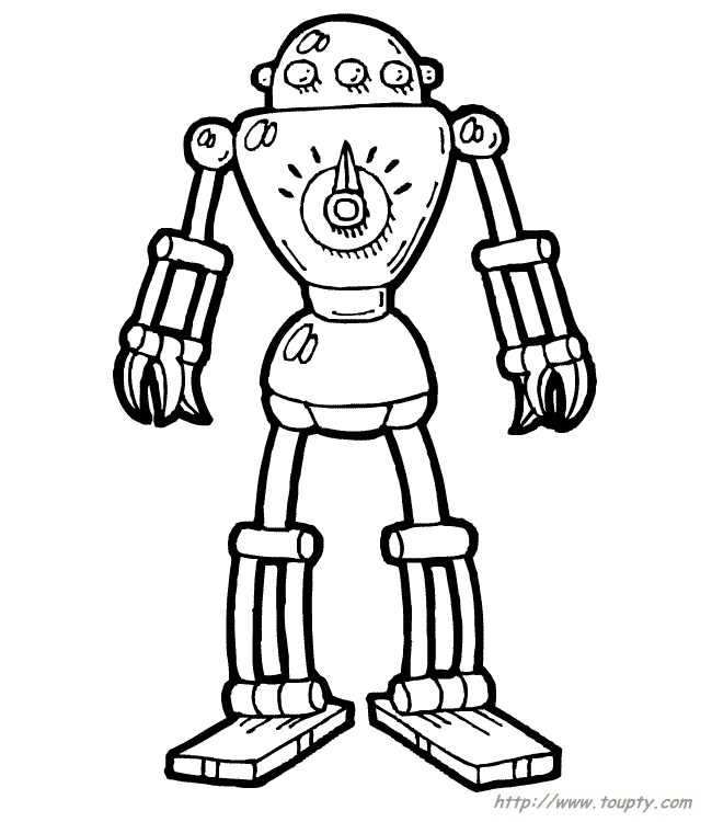 Coloriages de robots à imprimer