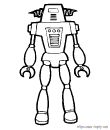 coloriage de robot