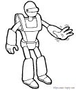 coloriage en ligne de robots