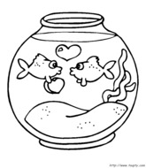 Deux poissons amoureux