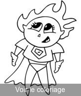 coloriage super-hero gratuit