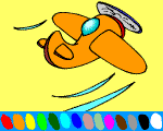 coloriage en ligne 6 avions