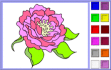 coloriage fleurs