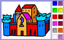 coloriage en ligne 2 forteresse