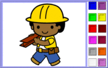 garçon ouvrier chantier bâtiment