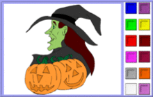 coloriage en ligne 1 halloween